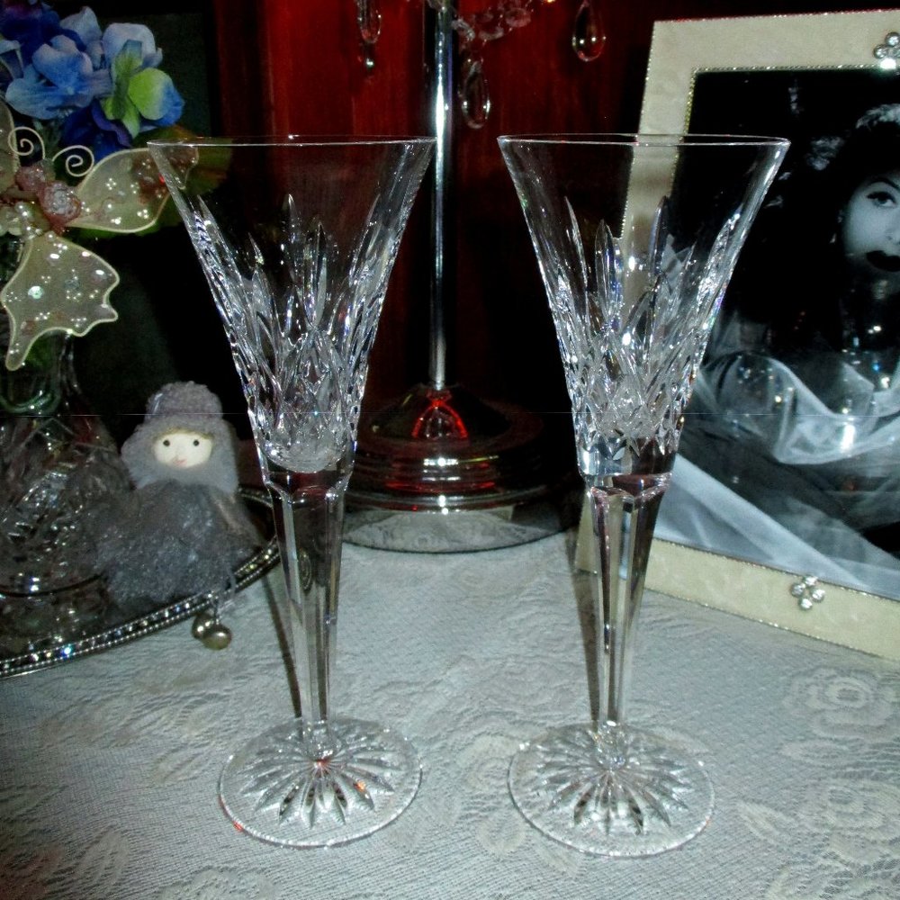 Waterford Lismore Toasting Flutes